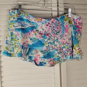 Lilly Pulitzer Womens Monaco Ruffle Swim Bottoms Skirt‎ 14